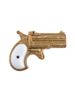 Steinschlosspistole Derringer mit Doppellauf Steinschlosspistole Derringer mit Doppellauf